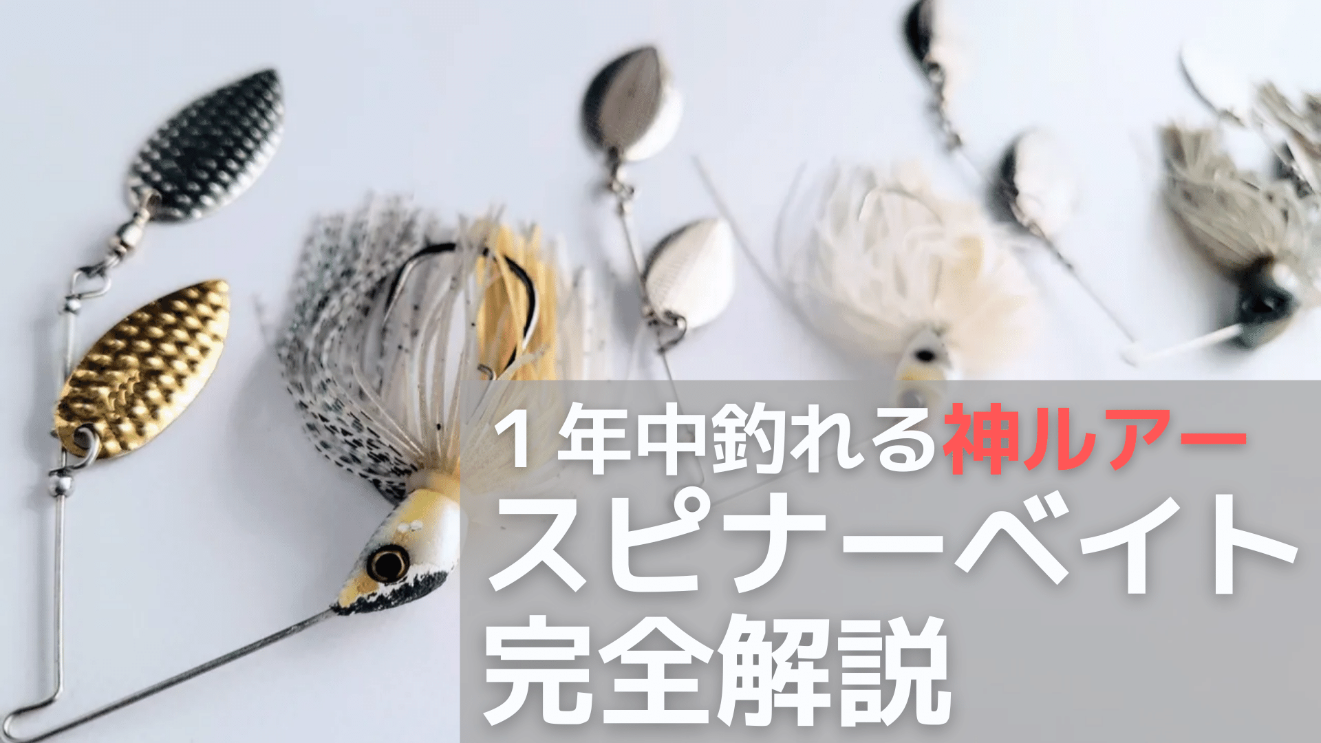 スピナーベイト】バス釣り初心者必見！1年中釣れる”神”ルアーを完全 